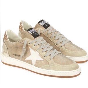 Golden Goose Private Edt Edition Nordstrom Glitter Ballstar 39 Neutral Sneaker